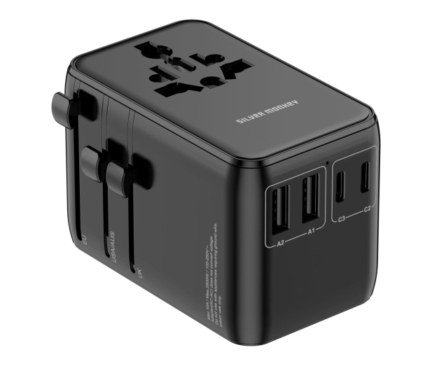 SILVER MONKEY Adapter podróżny Smart Travel 70W PD SMA343 - 1417255 - zdjęcie 2